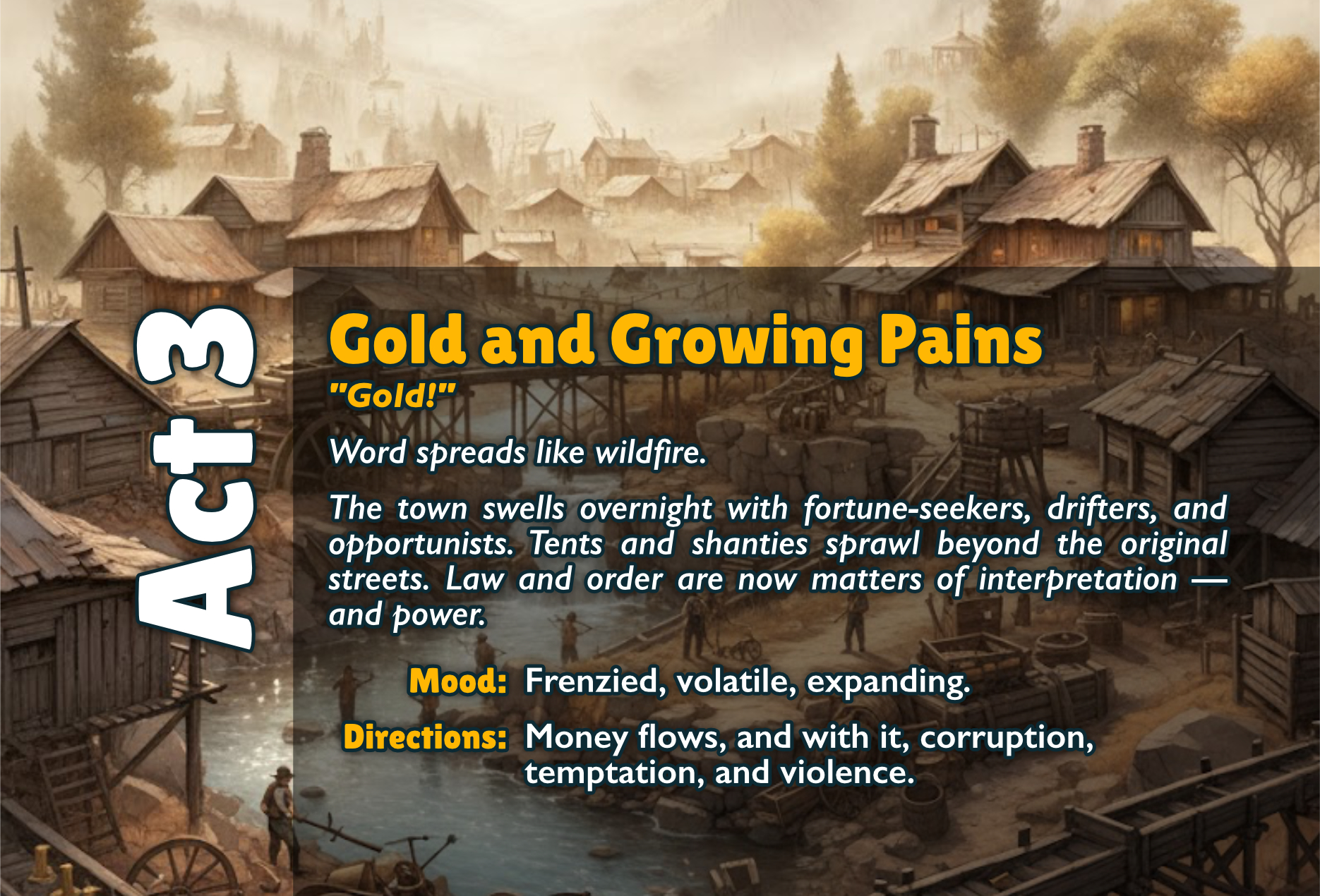 Brimstone Act 3: Gold and Growing Pains